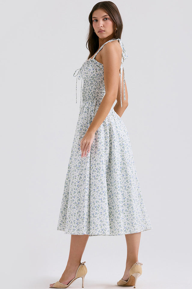 Women's Adabella Cotton Halter Midi Sundress