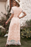 Women's Emma Boho Floral Lace Maxi Dress