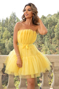 Women's Yacht Party Dress Yellow