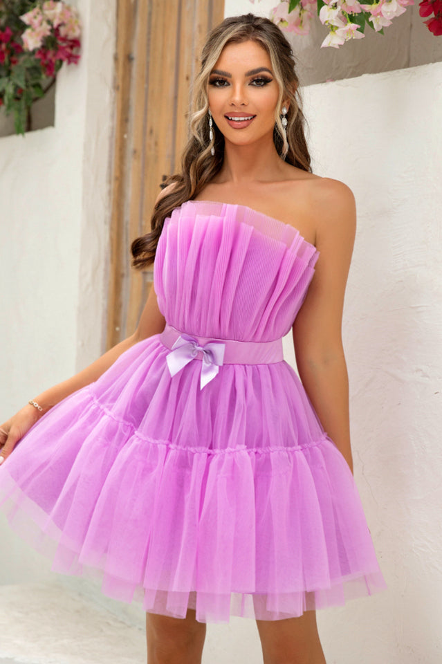 Women's Yacht Party Dress Purple