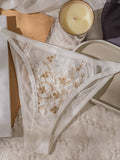 Women's Vintage Lace Embroidery Bustier