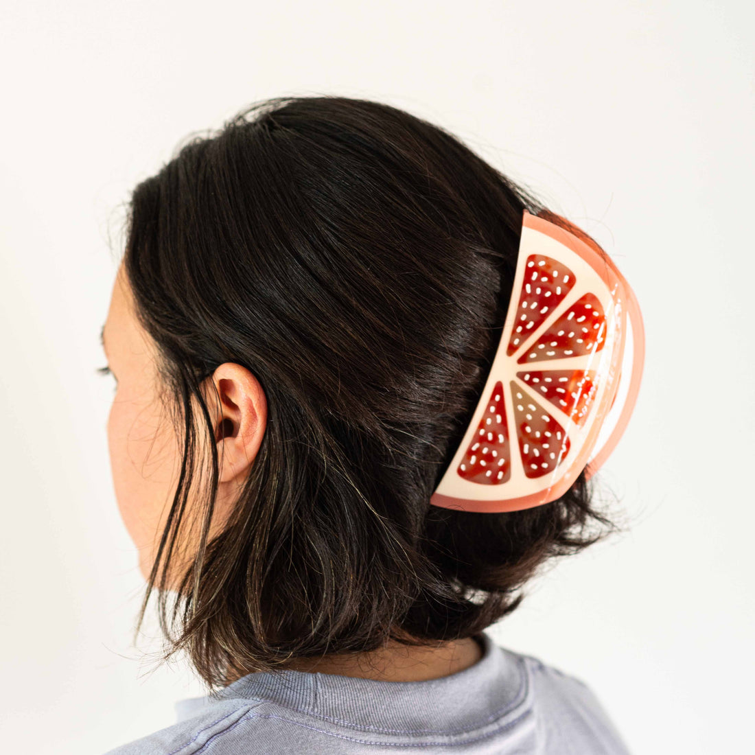 XL Grapefruit Slice Hair Claw Accessories Jenny Lemons 