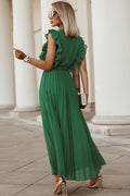 Women's Pleated Maxi Dress