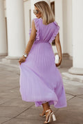 Women's Pleated Maxi Dress