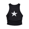 Women's Star Patch Cropped Tank Top