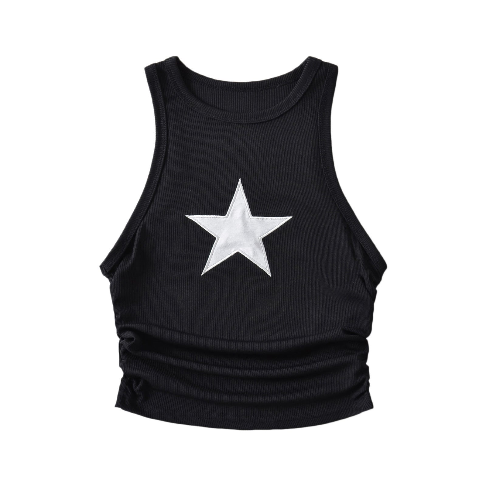 Women's Star Patch Cropped Tank Top