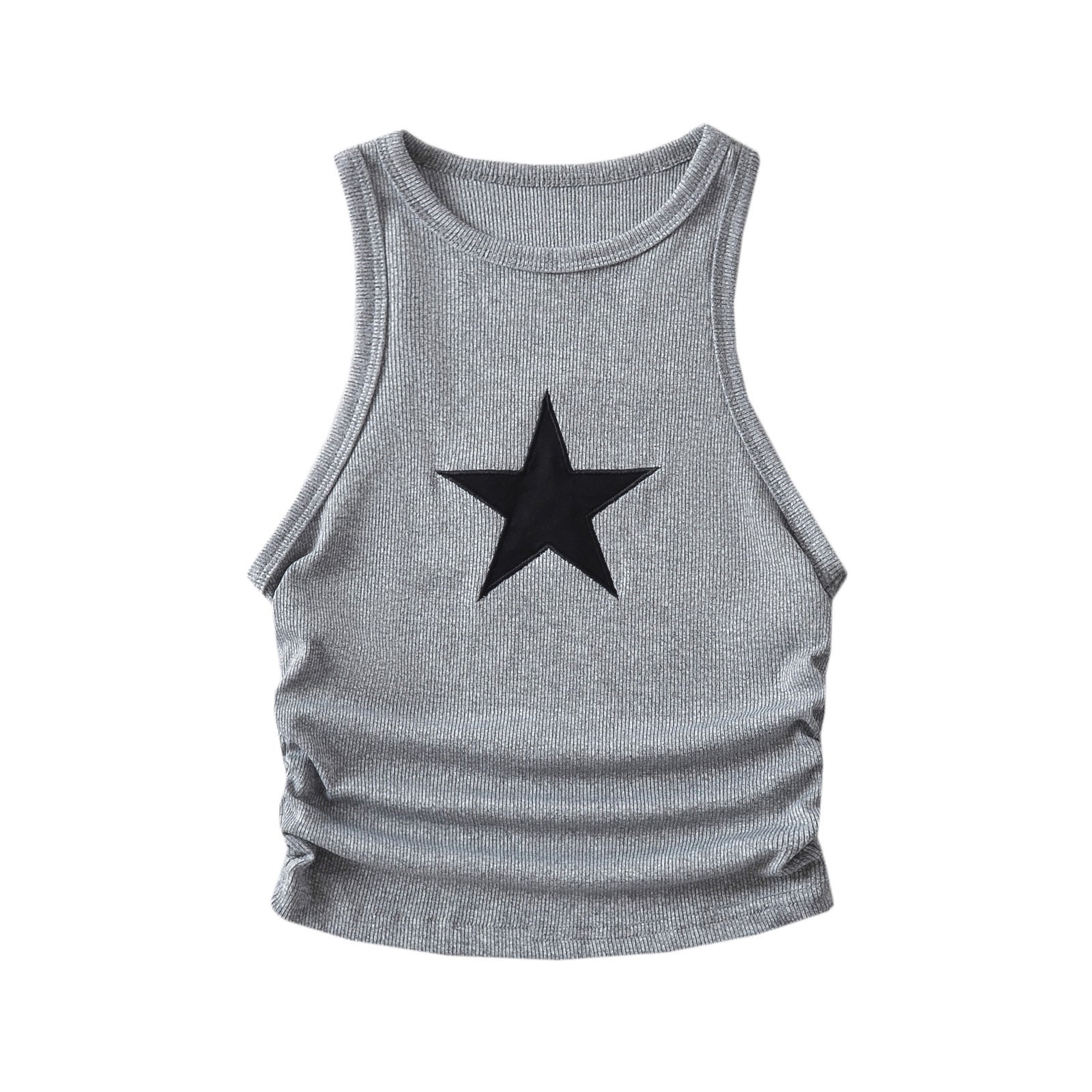 Women's Star Patch Cropped Tank Top