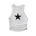 Women's Star Patch Cropped Tank Top