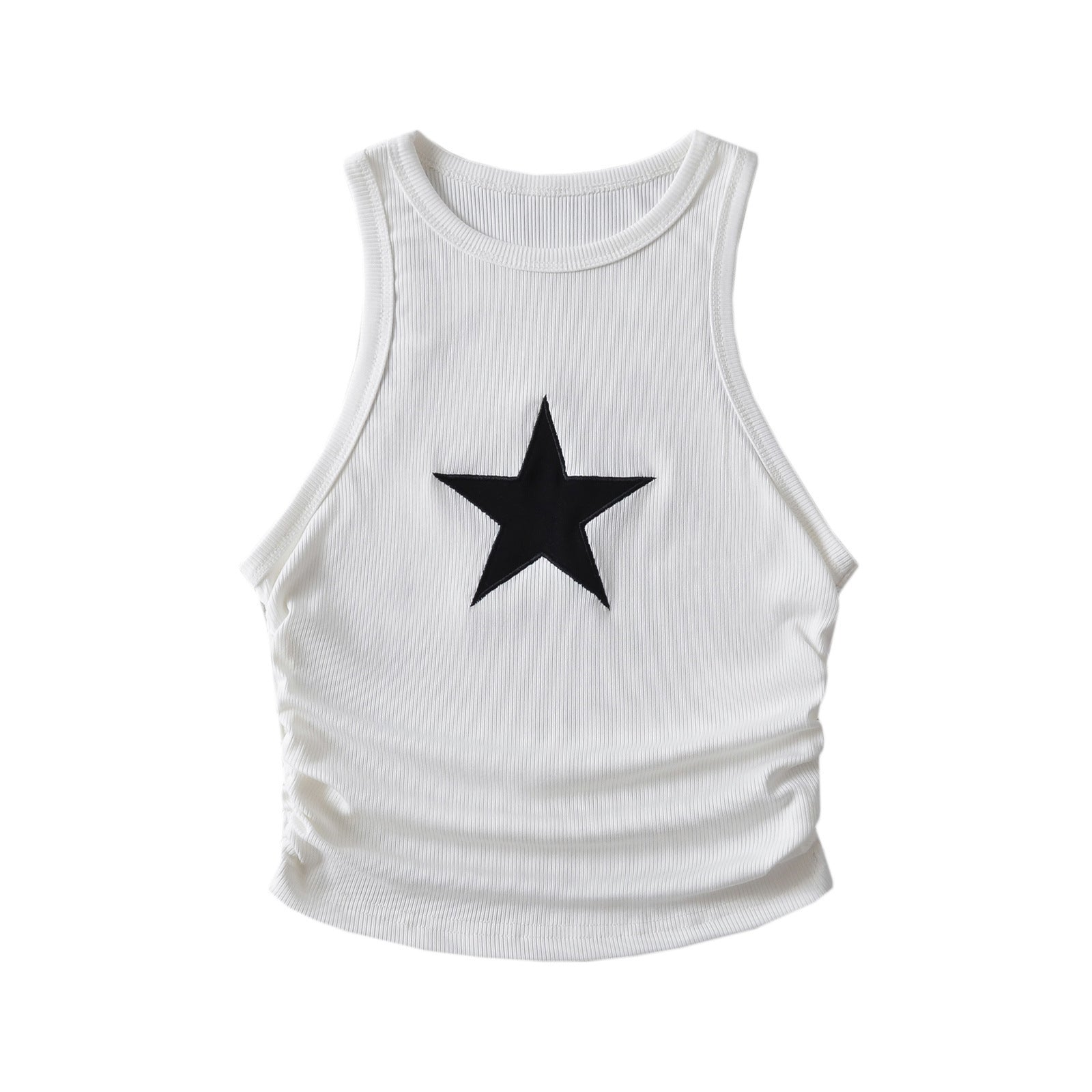 Women's Star Patch Cropped Tank Top
