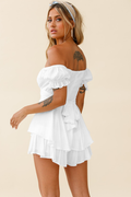 Women's Boho Off Shoulder Romper