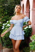 Women's Boho Off Shoulder Romper