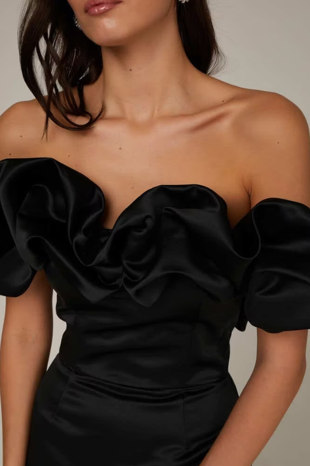 Women's Elastic Mystic Satin Dress