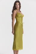 Women's Salma Satin Slip Midi Dress