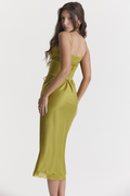 Women's Salma Satin Slip Midi Dress