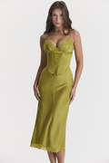 Women's Salma Satin Slip Midi Dress