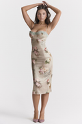 Women's Venus Vintage Floral Midi Dress
