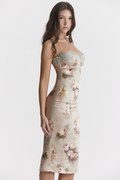 Women's Venus Vintage Floral Midi Dress
