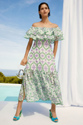Women's Isabella Long Dress Green