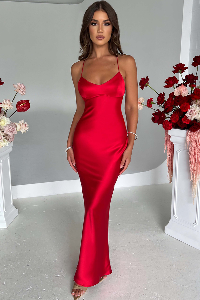 Women's Malika Maxi Dress Red