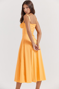 Women's Carmen Tangerine Bustier Sundress