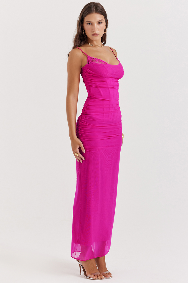 Women's Nalini Fuchsia Maxi Dress Fuchsia
