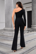 Women's Janayia One Shoulder Diamond Jumpsuit