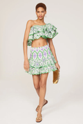 Women's Jessica Bara Vanessa Ruffle Set Green