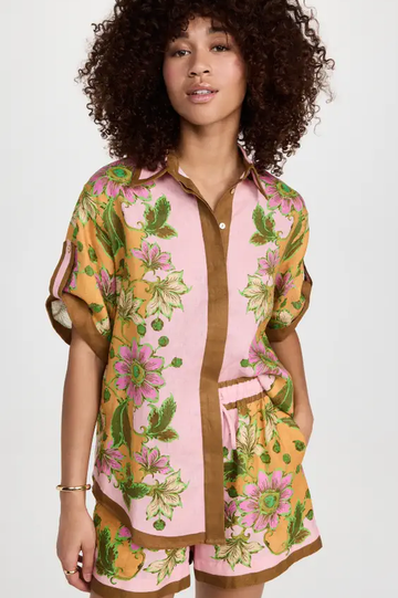 Women's Winnie Blush Top + Shorts Set