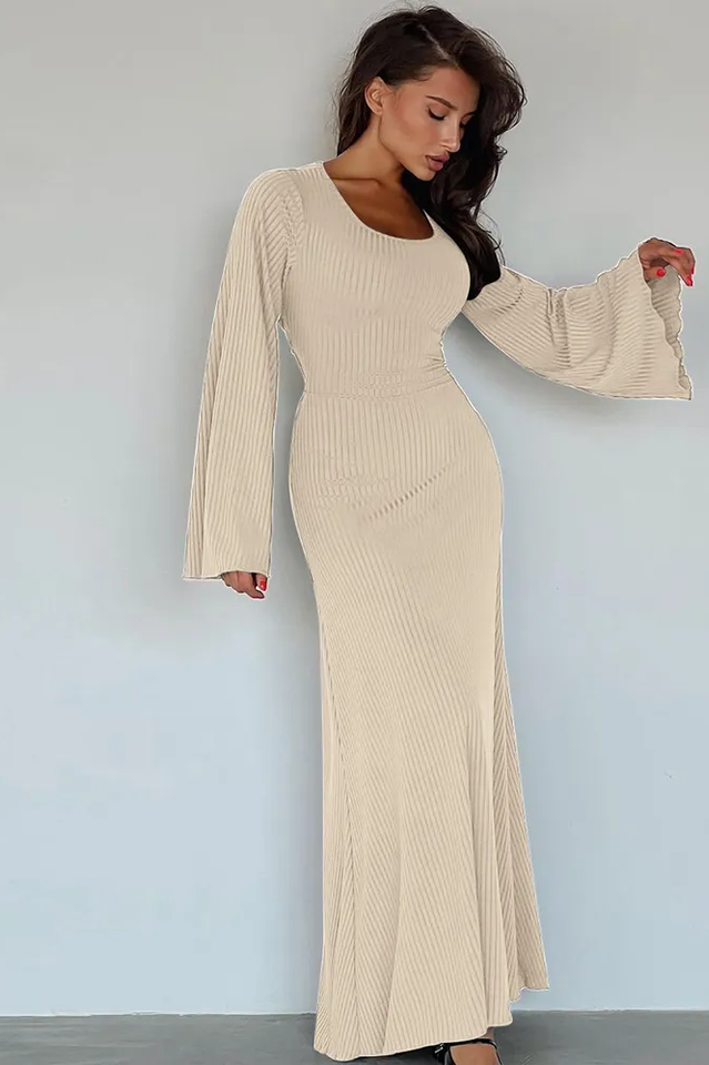 Women's Jaye Long Sleeve Maxi Dress Cream