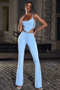 Women's Tristyn Strap Corset Top + Pants Set