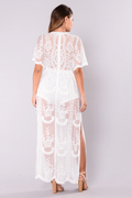 Women's Boho Lace Maxi Dress