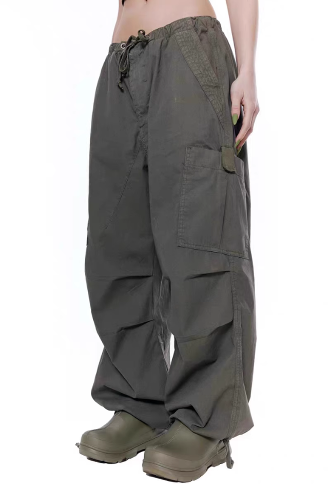 Women's Vintage Parachute Cargo Pants