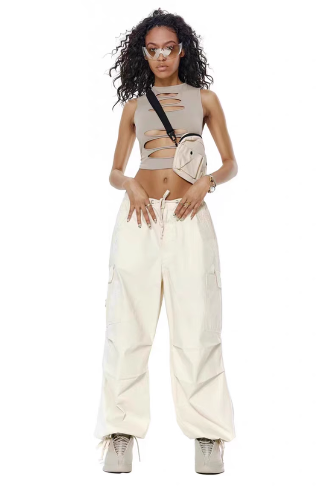 Women's Vintage Parachute Cargo Pants