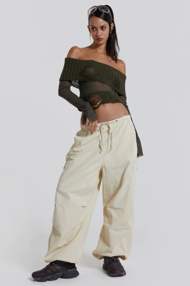 Women's Vintage Parachute Cargo Pants
