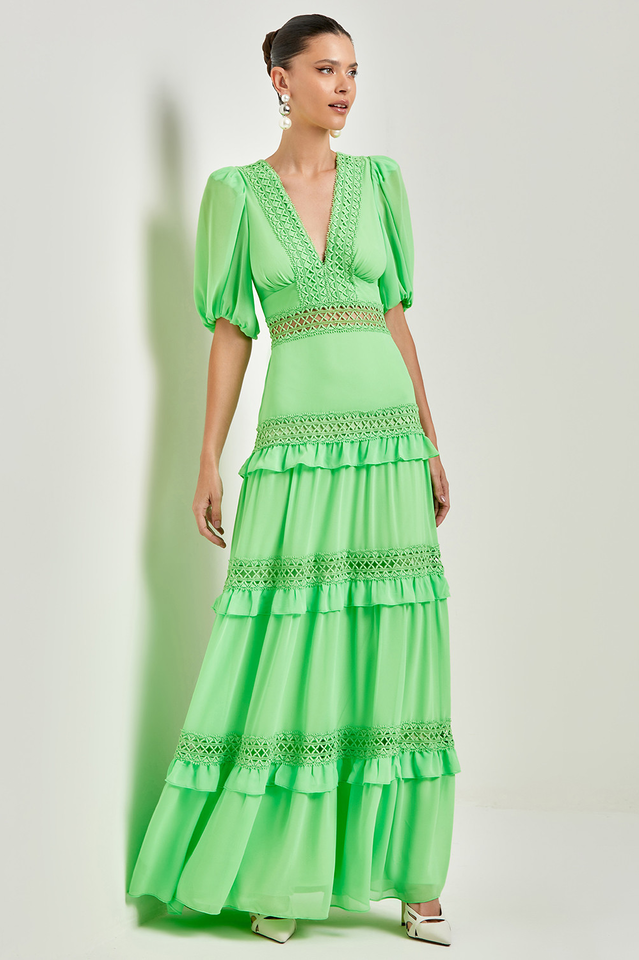 Women's Moreau Long Dress Green