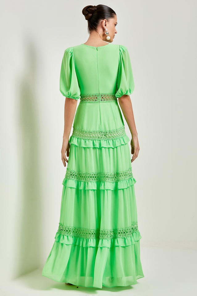 Women's Moreau Long Dress Green