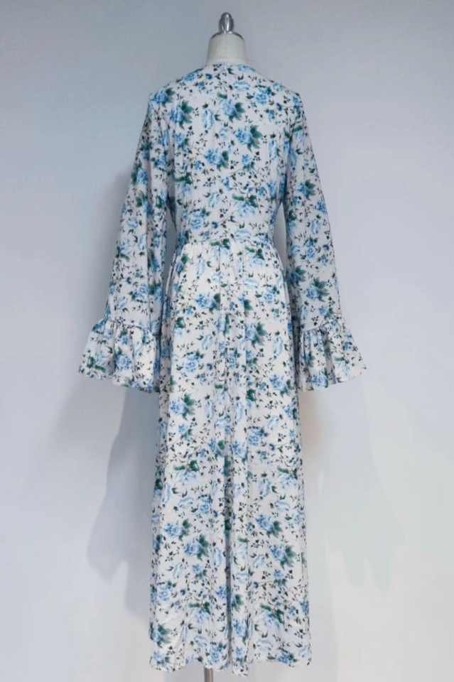 Women's Aracely V Neck Floral Maxi Dress