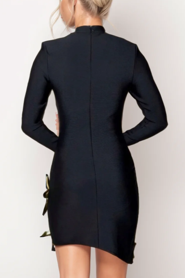 Women's Krisp Hollow Out 3D Mini Dress