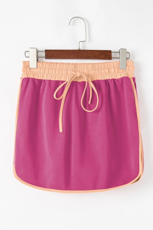 Women's Rosey Red Pullover & Skort Set