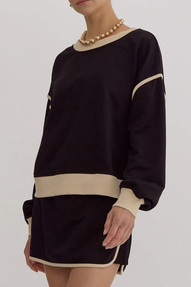 Women's Rosey Red Pullover & Skort Set