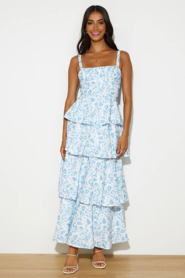 Women's Full Of Fun Maxi Dress Blue