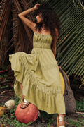 Women's Taking Sides Maxi Dress Olive
