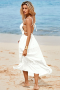 Women's Taking Sides Maxi Dress White