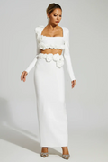 Women's Dellis Flower Bandage Skirt Set