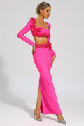 Women's Dellis Flower Bandage Skirt Set