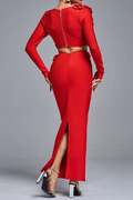 Women's Dellis Flower Bandage Skirt Set