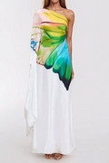 Women's Bernice Printed Single Sleeve Maxi Dress