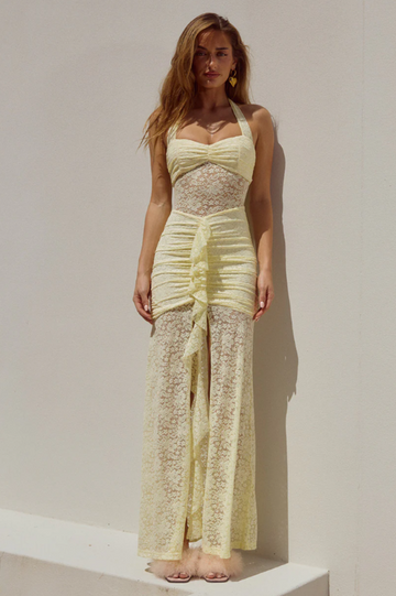 Women's Annika Maxi Dress Lemon