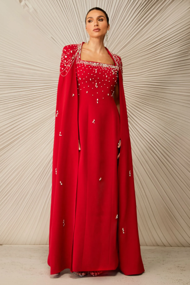 Women's Diana Crystal Embellished Maxi Dress