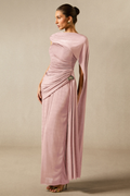 Women's Aubrie Draped Cape Maxi Dress